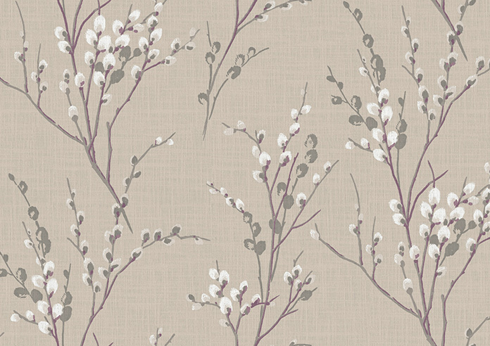 Laura Ashley Pussy Willow, Natural - Roman Blind - Image 7